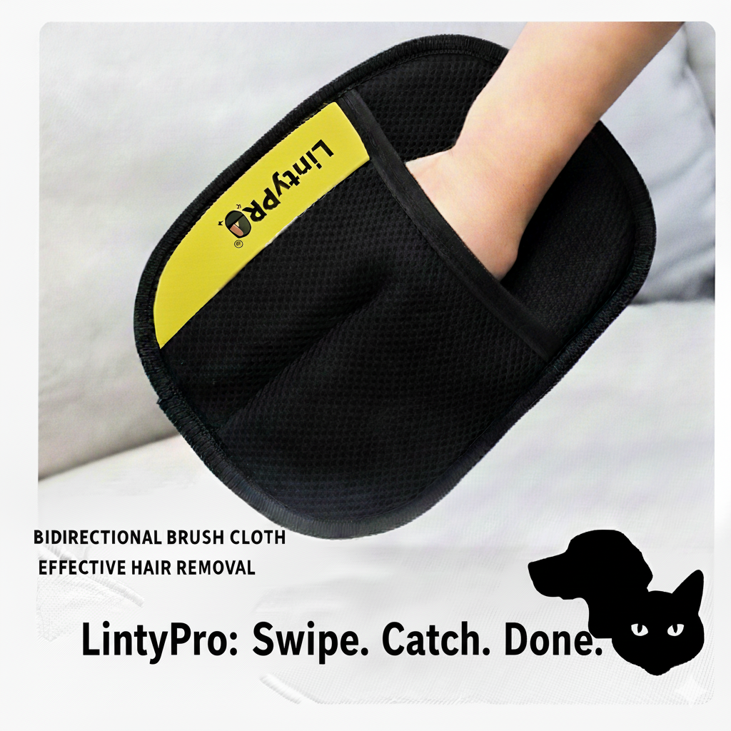 LintyPRO™ – Electrostatic Pet Hair Removal Glove