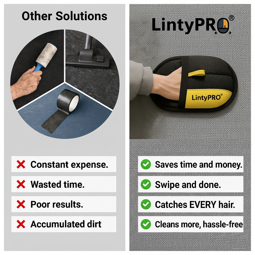 LintyPRO™ – Electrostatic Pet Hair Removal Glove
