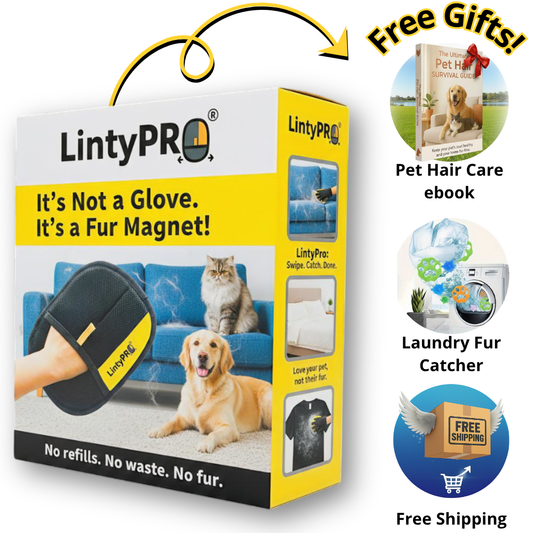 LintyPRO™ – Electrostatic Pet Hair Removal Glove